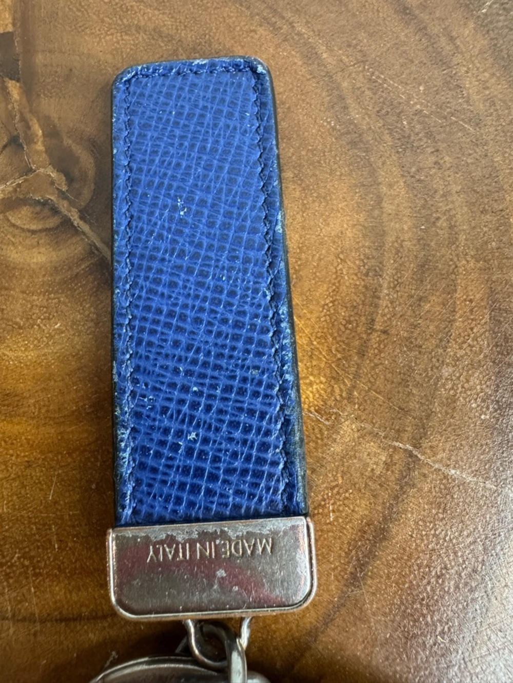 LUIS VUITTON Neo LV Club Bag Charm And Key Holder in Cobalt Monogram Canvas. - Picture 7 of 8